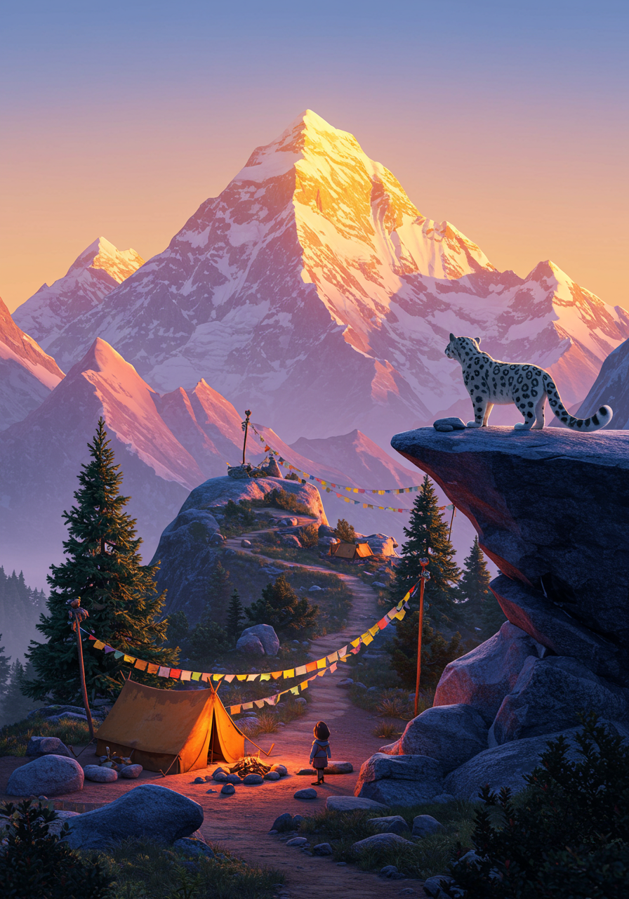 mountain trek